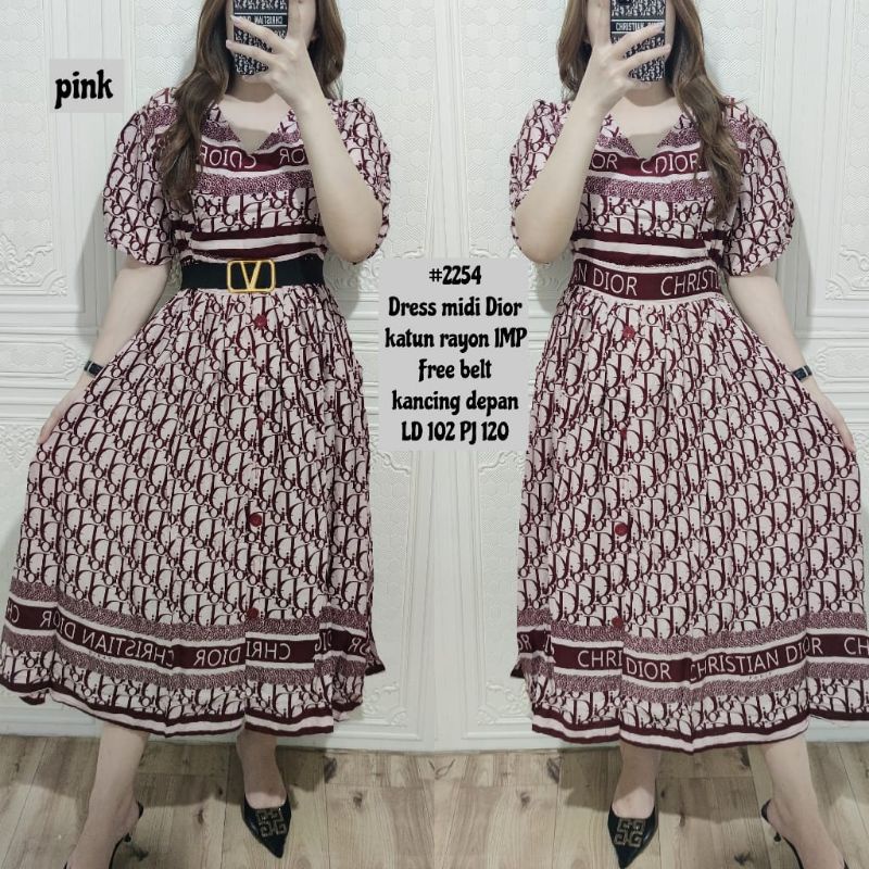2254 dress midi dior