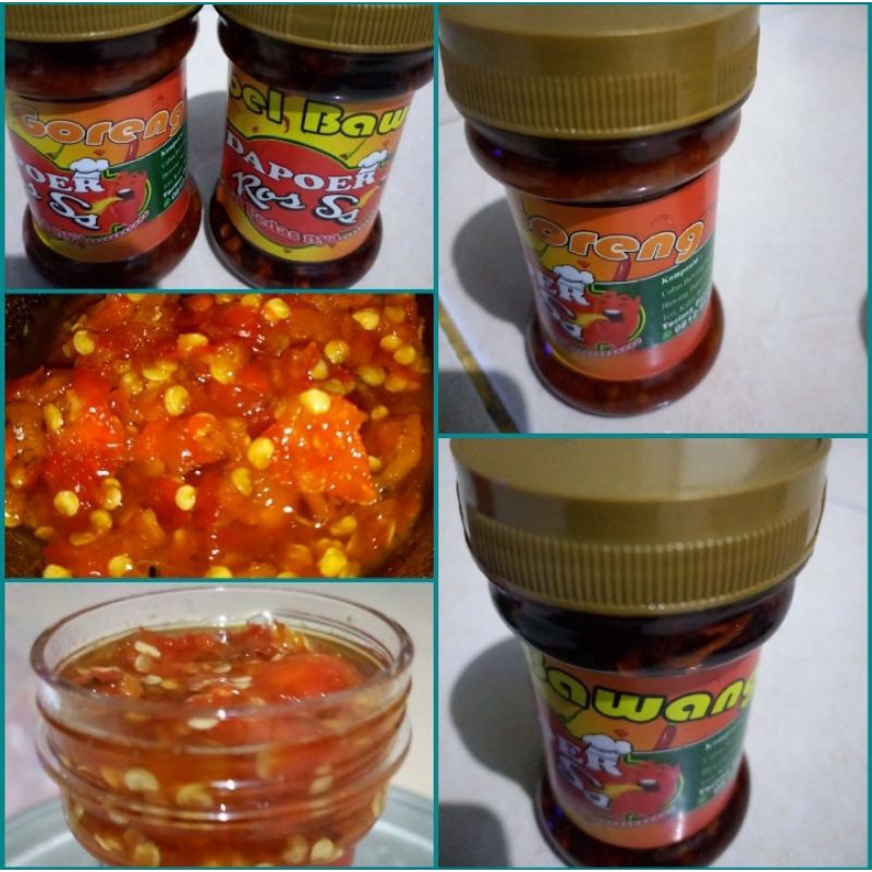 

sambel bawang dan sambal goreng