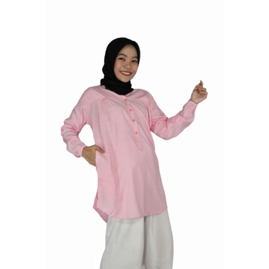 SHA. | Nasywaa Blouse | Blouse Wanita | Atasan Wanita Muslim | Blouse Polos | Blouse Premium | Pakai