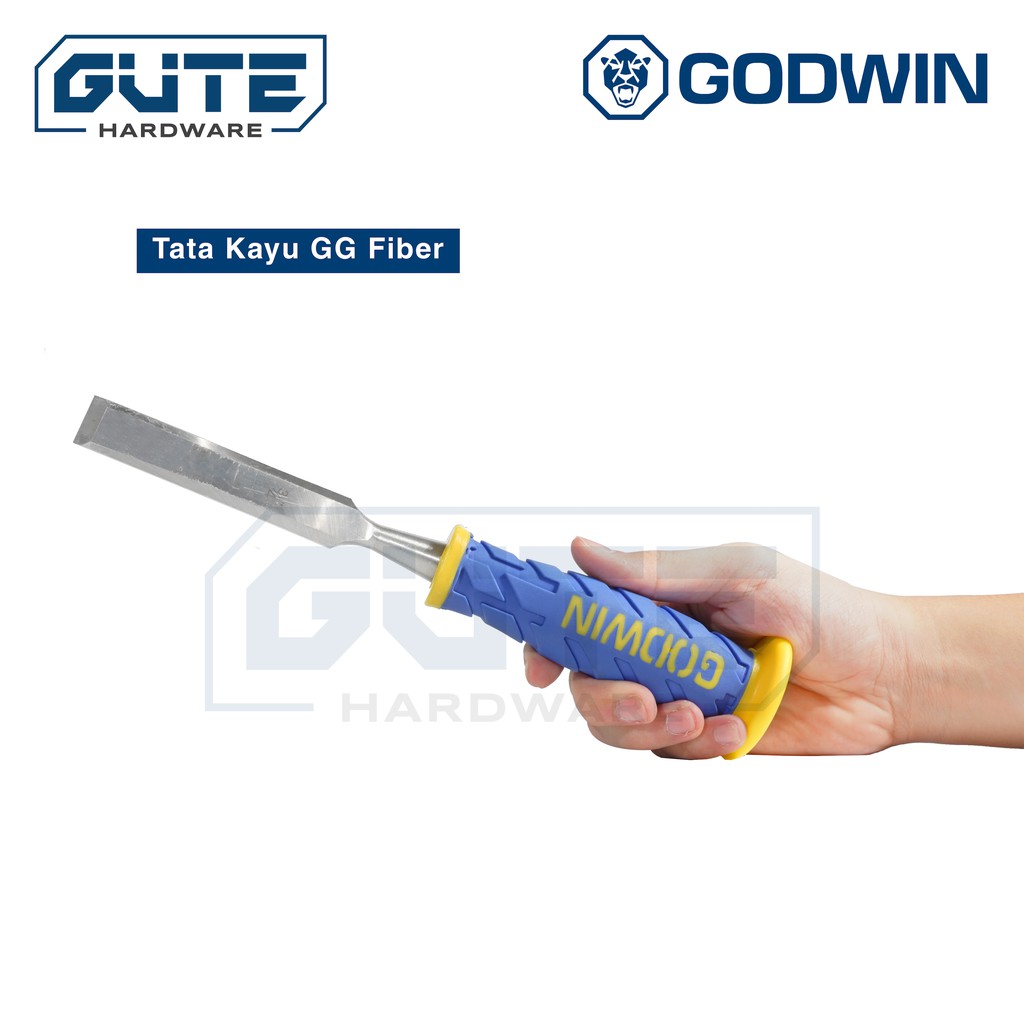 Wood Chisel Pahat Kayu “GODWIN” GG Fiber High Grade Carbon Steel // Tata Kayu