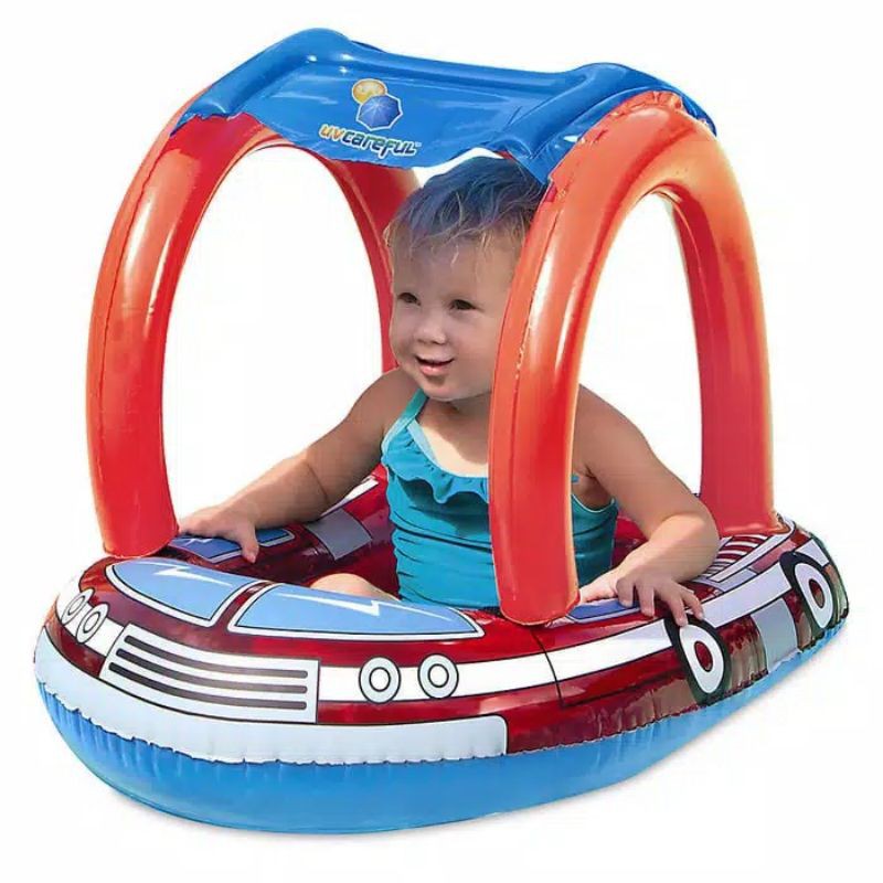 ban renang anak bestway ultra violet bentuk mobil / Ban pelampung model mobil anak murah / Ban renan