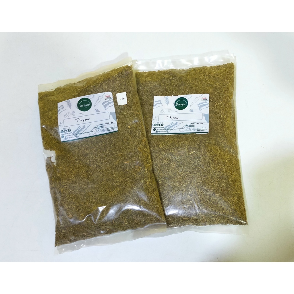 

Thyme/Daun Thyme 100gr Free Bubble Wrap daan Dus Tebal