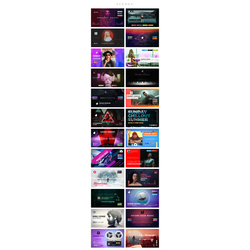 Audio Visualizers Pack V2 - After Effects Project Files