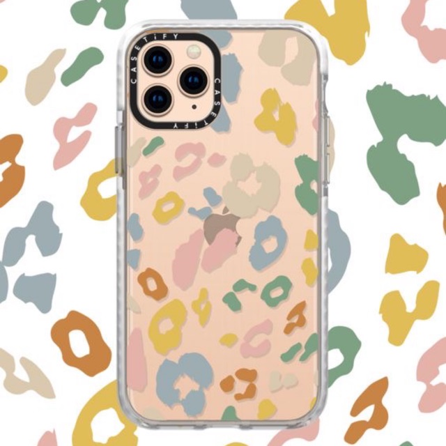 Casetify Pastel Cheetah Case Casing Iphone 7 7+ 8 8+ X XR XS 11 PRO MAX