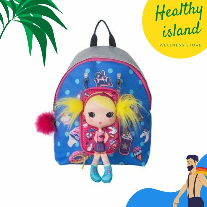 Tas Ransel Anak Cewe Nyaman Kuat Awet Okiedog Tiny Treasure Backpack