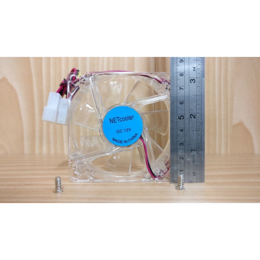 Fan Casing CPU 8Cm Transparan Led