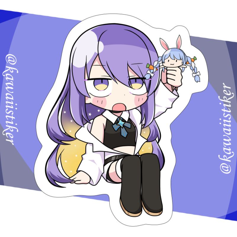 

Stiker Moona Hoshinova Hololive ID