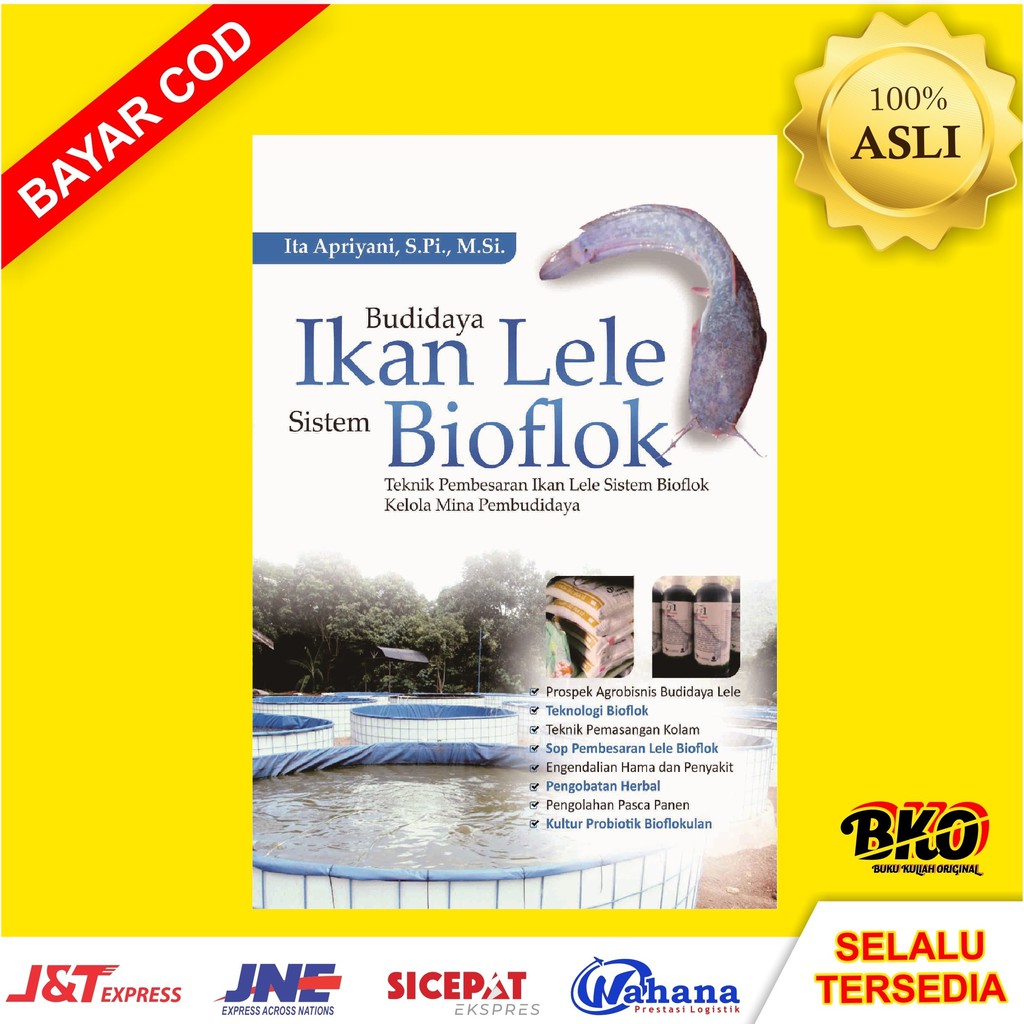 Budidaya Ikan Lele Sistem Bioflok: Teknik Pembesaran Ikan Lele Sistem Bioflok