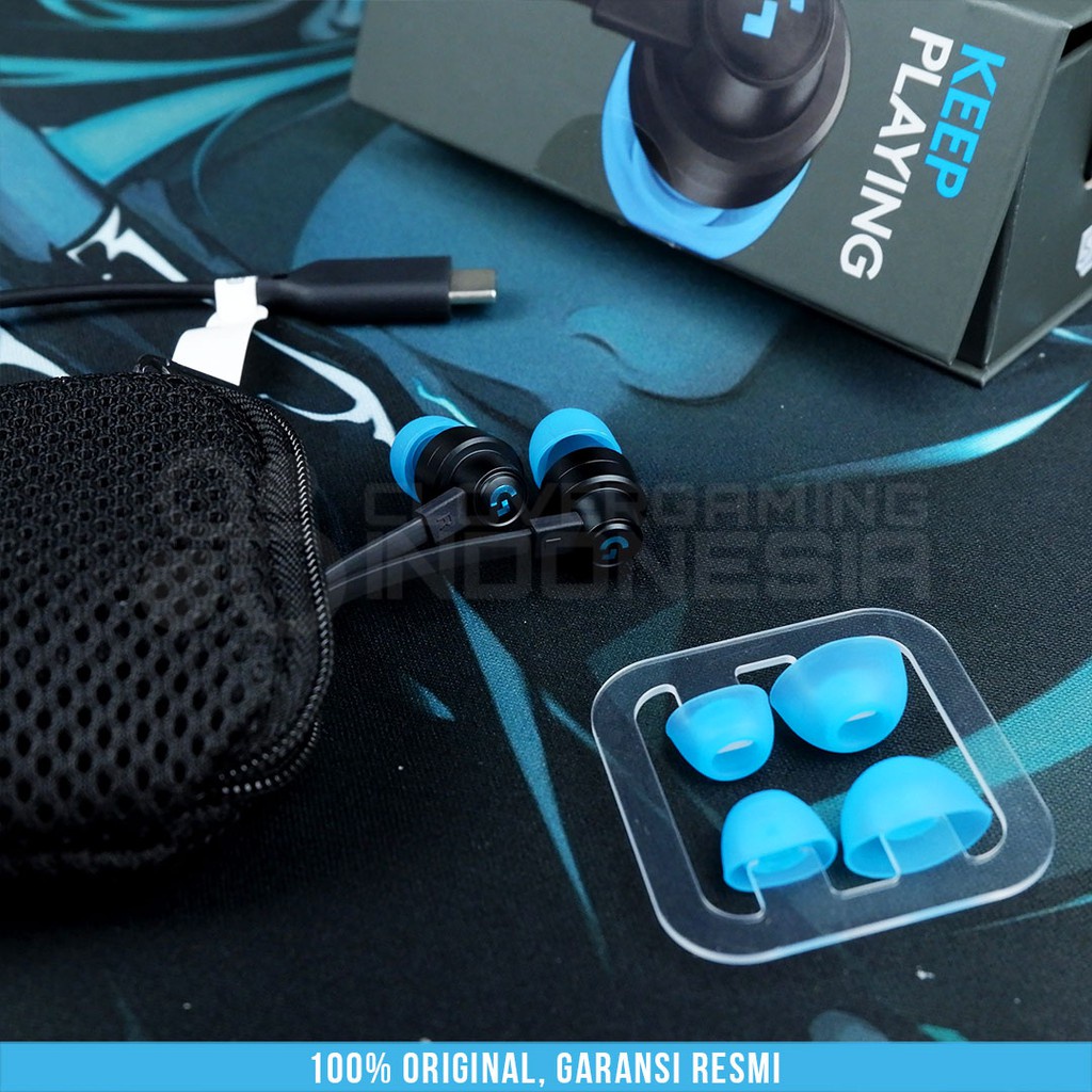 Logitech G333 In-Ears Headphone with Mic - G-333 Gaming Earphone