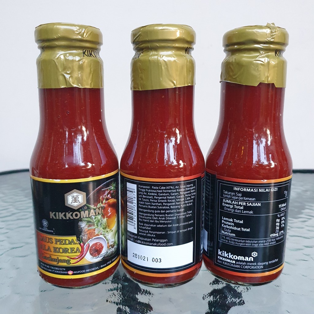 Kikkoman GOCHUJANG HALAL Sauce / Saus Pedas ala Korea Halal 300gr KC