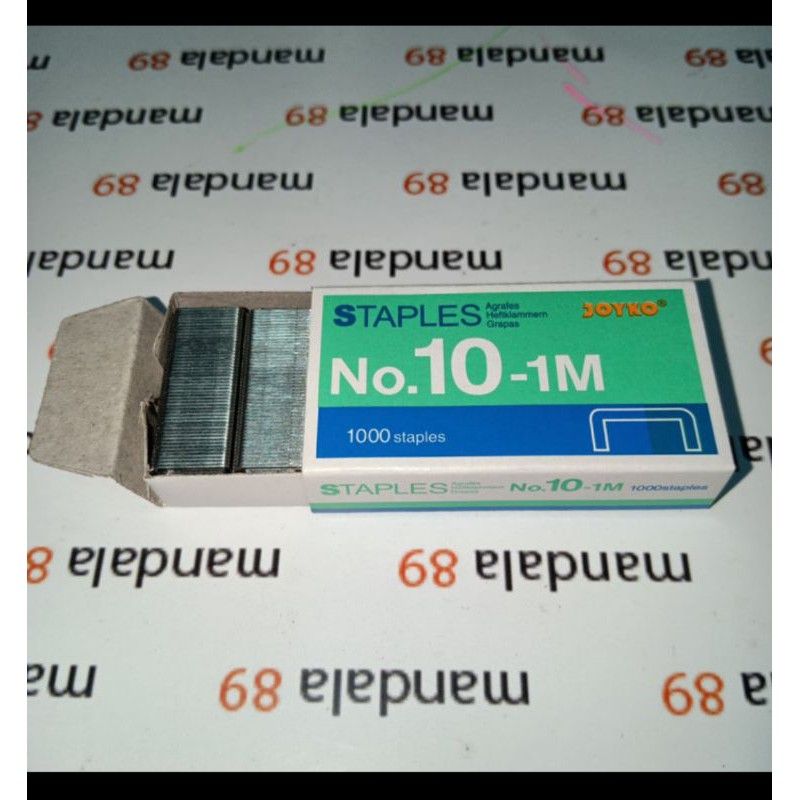 

ISI STAPLES NO 10 merk Joyko @20 kotak kecil