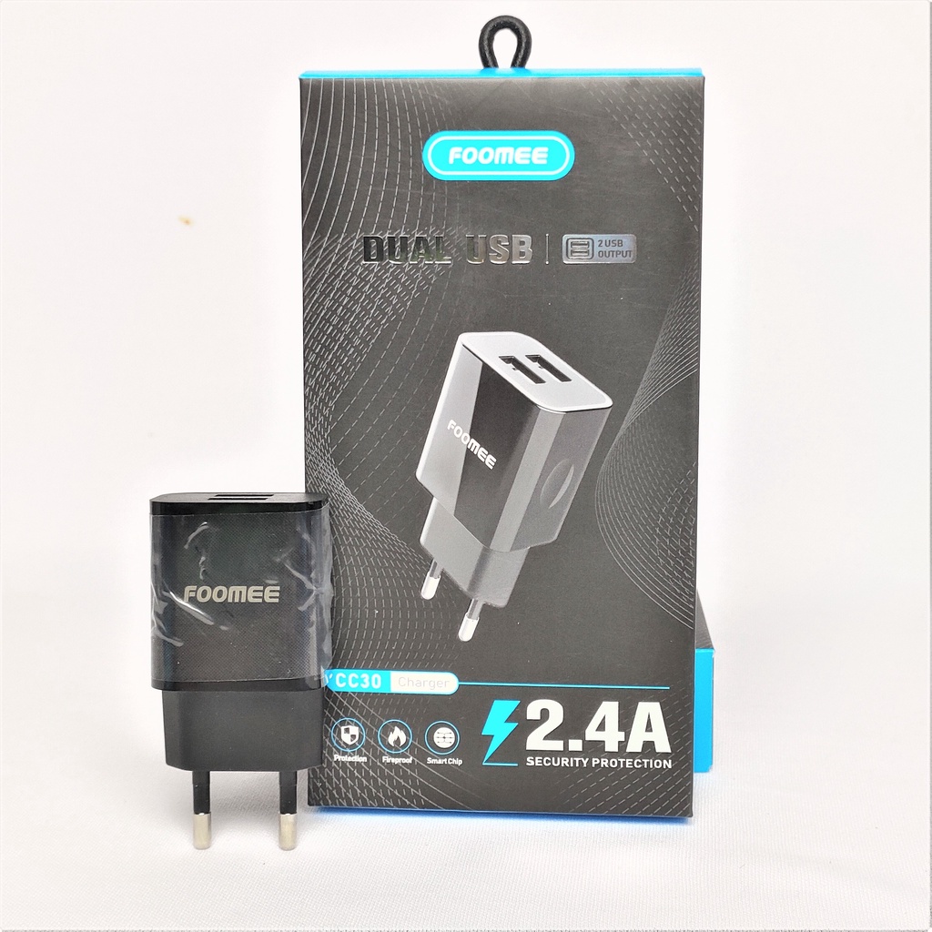 Foomee Travel Charger 2 USB CC30