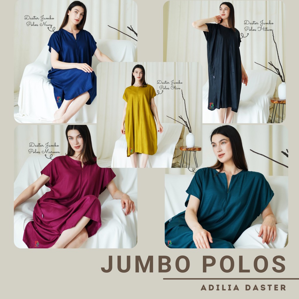 TERMURAH DASTER JUMBO POLOS/DASTER HAMIL/GROSIR DASTER/DASTER LUCU