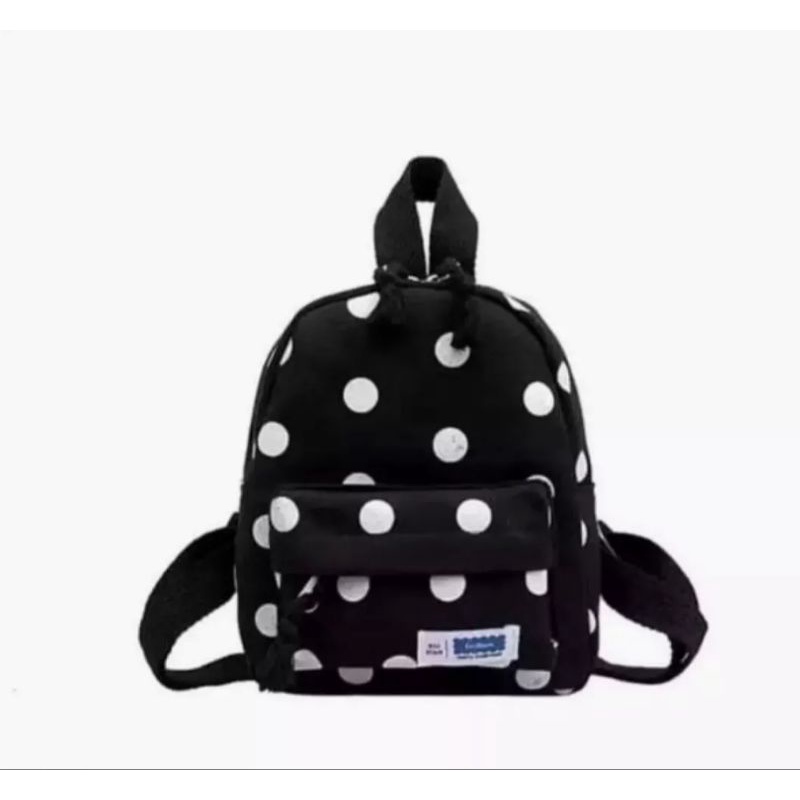 Ransel mini perempuan pulkadot