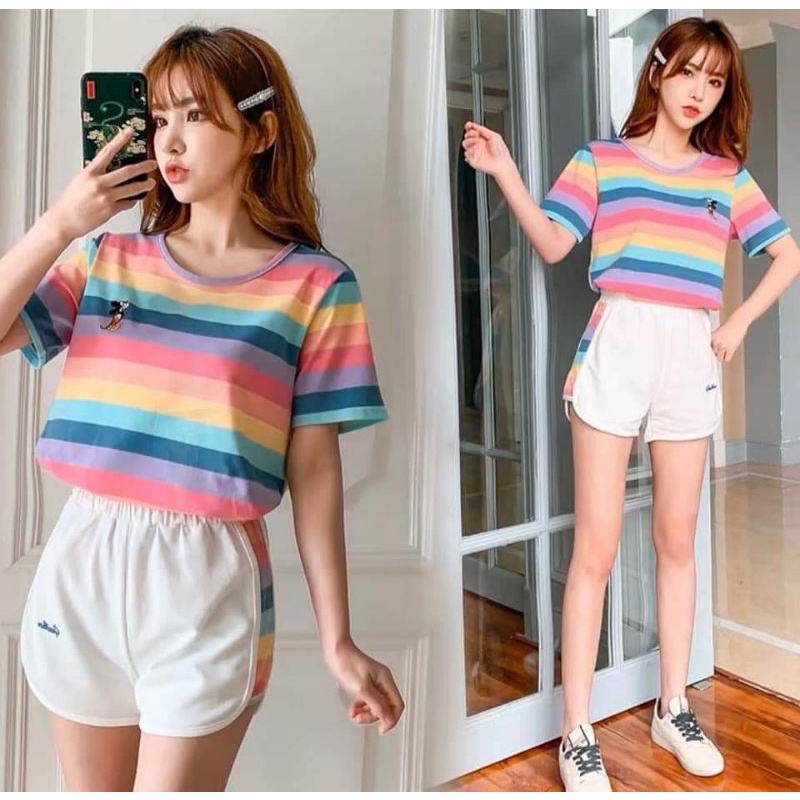 Setelan Wanita Oneset Gucci Mickey Setelan Import Setelan Wanita