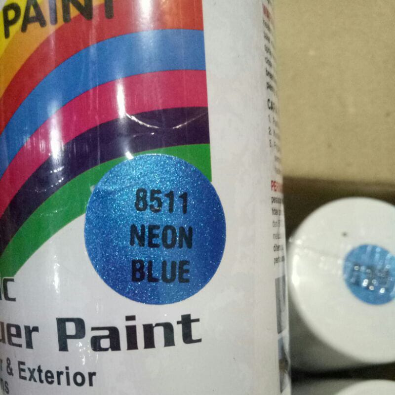 cat semprot Pilok pilox diton neon bue 8511 300cc biru neon metallic