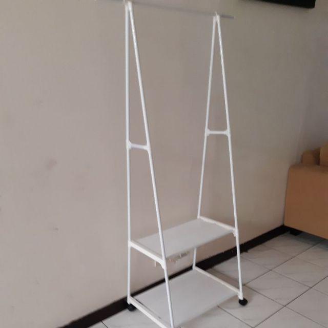 Triangle Stand Hanger  Dgn 4 Roda