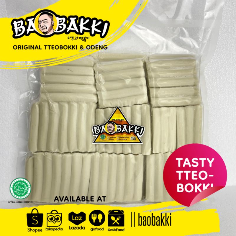 0Topoki / Tteokbokki / topoki instan halal 1 KG / cemilan korea / jajanan korea