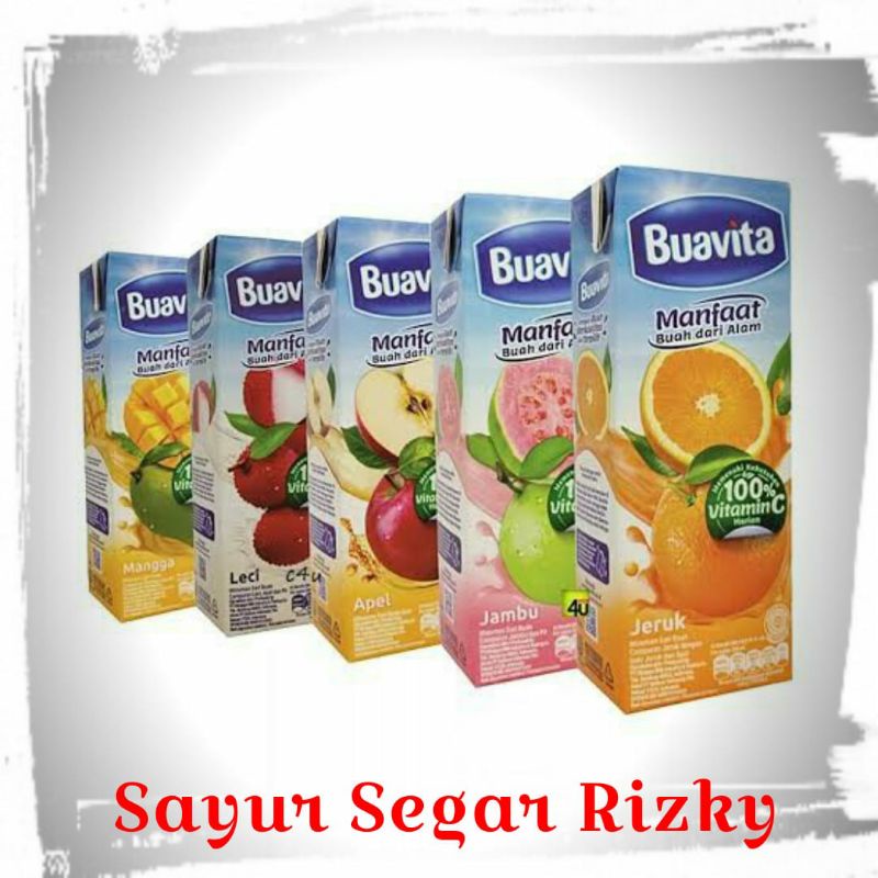 

Buavita Mangga, Leci, Apel, Jambu, Jeruk 250ml