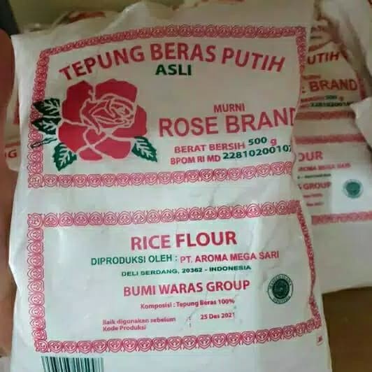 

Ketan-Beras-Tepung- Tepung Beras Rose Brand 500 G -Tepung-Beras-Ketan.