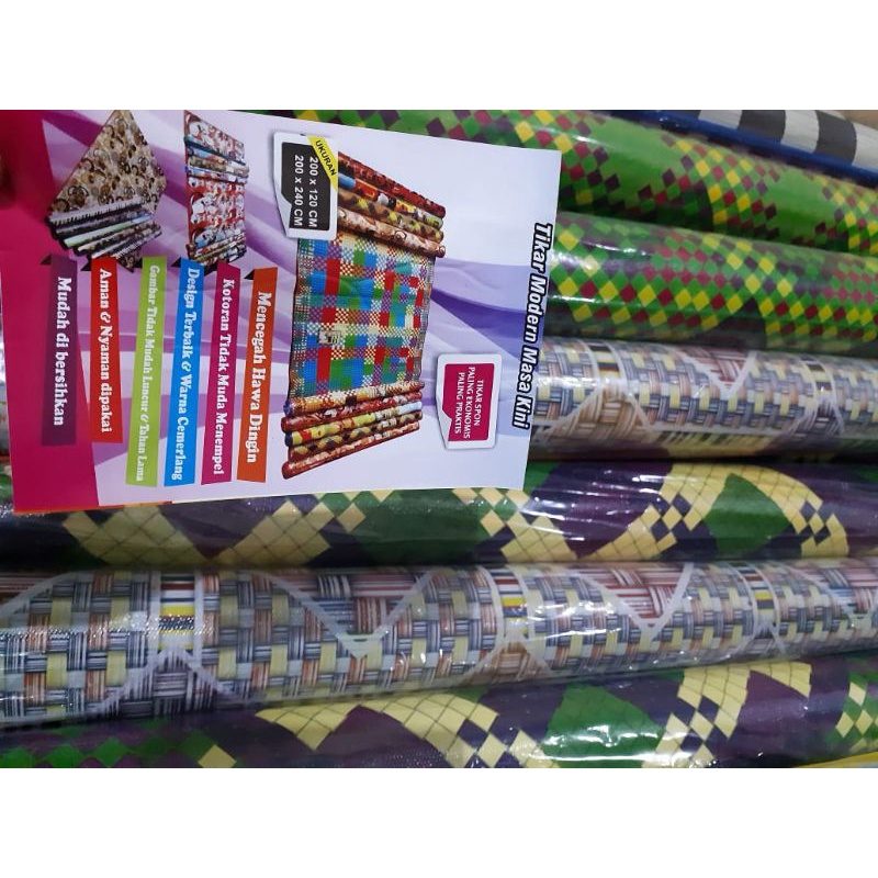 Karpet Spon Besar/tikar alas lantai/tikar spon gambar motif