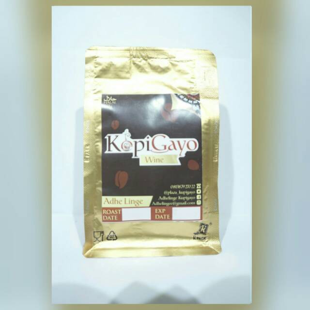 

KOPI ARABIKA GAYO WINE ADHE LINGE 100 GRAM. BUBUK / BIJI