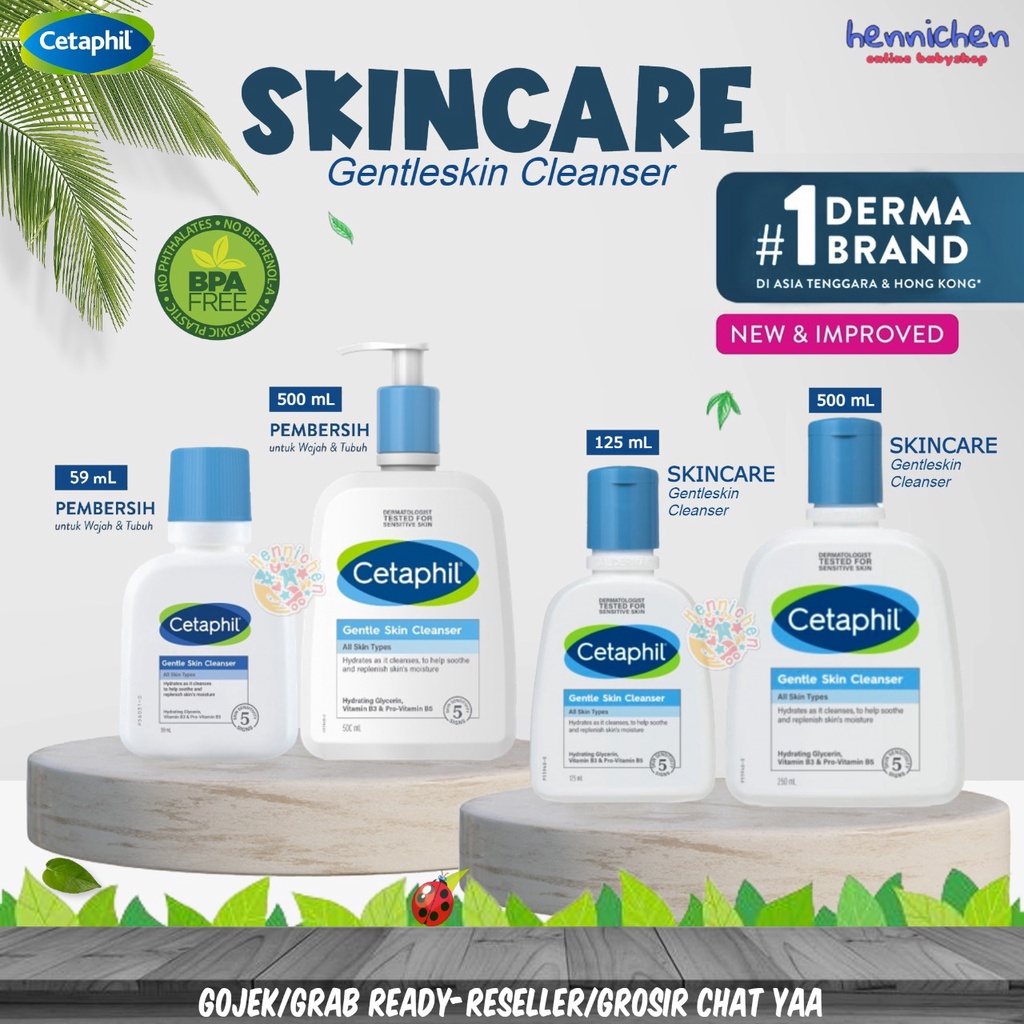 PROMO MURAH CETAPHIL 59 ml 59ML 125 ML 125ML 250 250ML 500 500ML GSC | Cetaphil Gentle Skin Cleanser