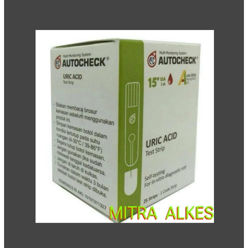 AUTOCHECK Uric Acid. Strip Asam Urat Autocheck. Strip Uric Acid Auto chek. Stirp Asam Urat AUTO CEK