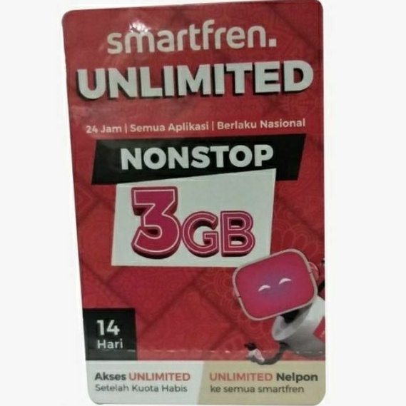 Voucher Smartfren Unlimited Nonstop 3GB