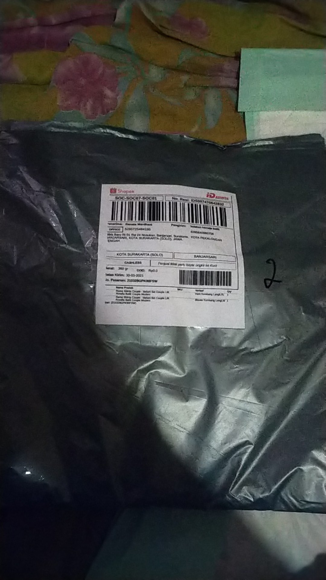 Rama Shinta Couple - Melani Set Couple Lilit Rovella Batik Couple Modern