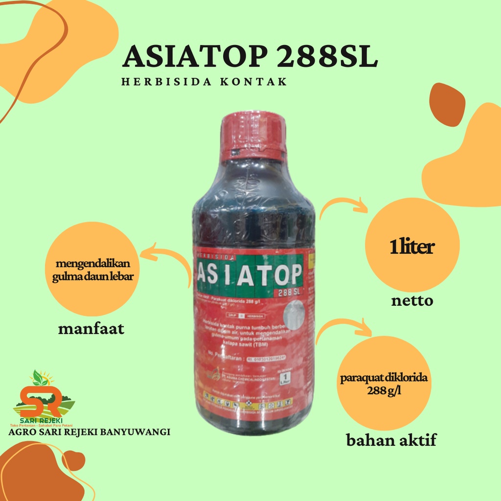 ASIATOP 288SL 1L HERBISIDA KONTAK