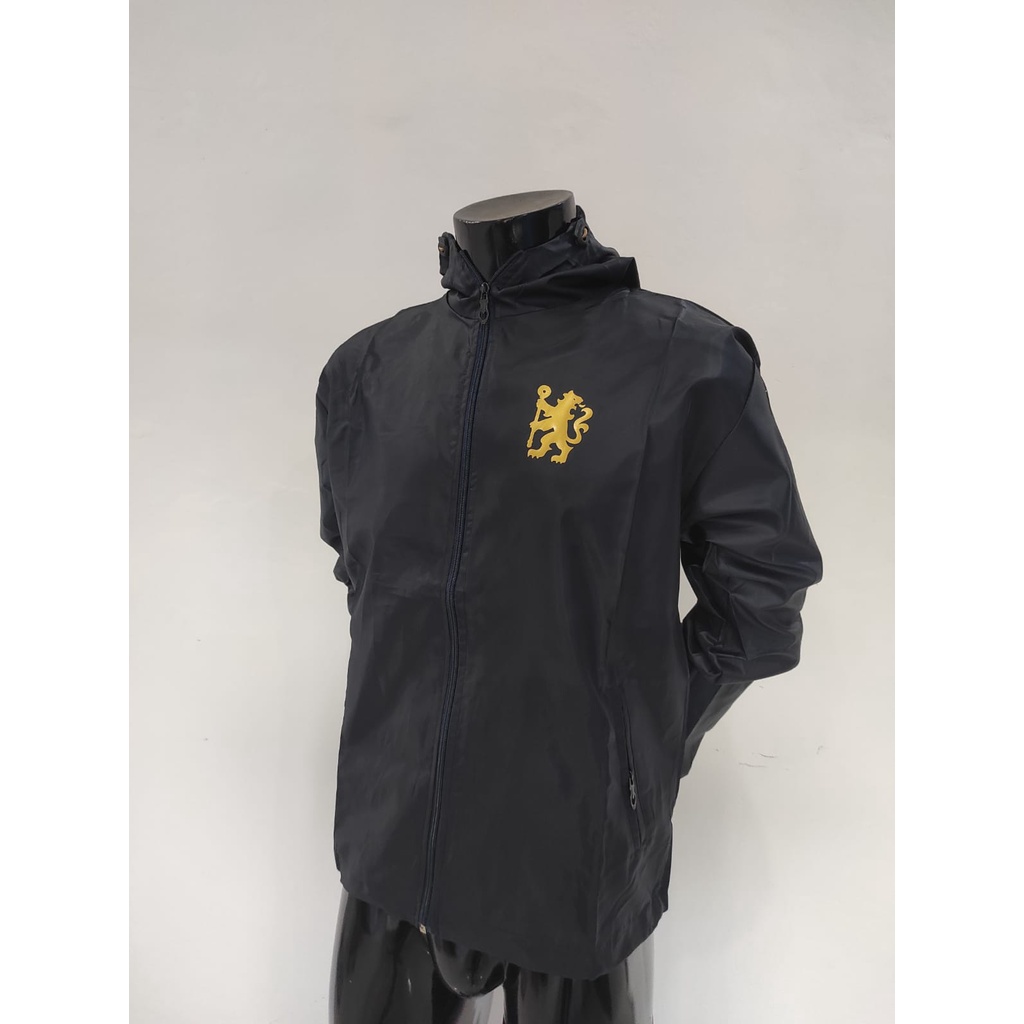 JAKET PARASUT TRAINING PREMATCH CHELSEA NAVY