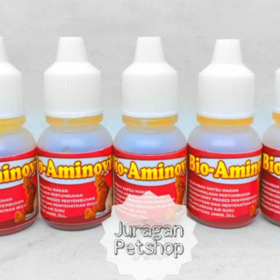 AMINO VIT BIOPET 10Ml | Vitamin Immune Kucing/Anjing | Penunjang Nafsu Makan dan Antivirus
