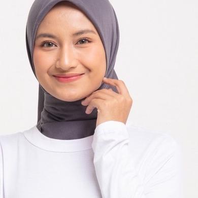 Dauky Jilbab Segi Empat Polos Voal Plain Scarf Square Scarf