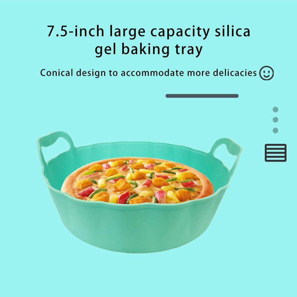 Top Air Fryer Silicone Pot Soft Tray Masak Grill Pan