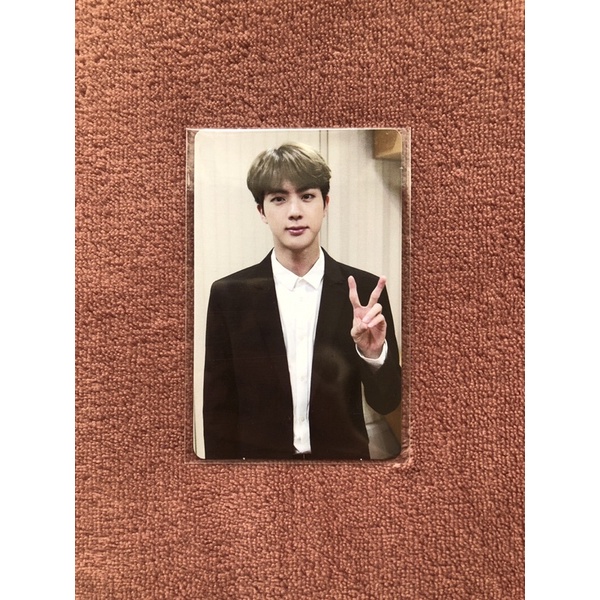 Official BTS Memo18 Memories 2018 jin Photocard