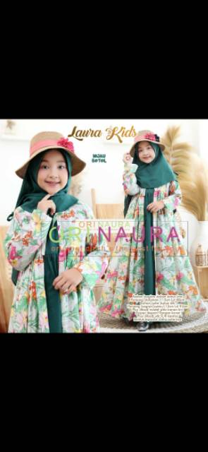 LAURA KIDS Gamis  Pesta Anak Ori  Naura  Shopee Indonesia