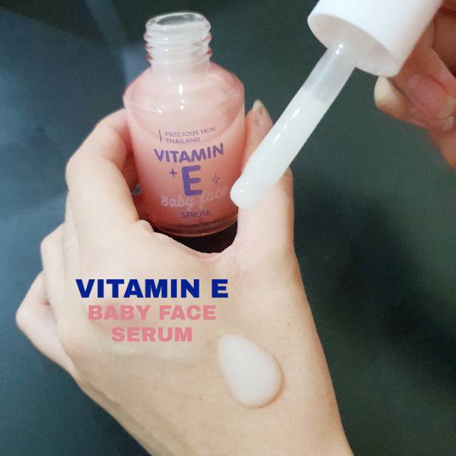 Vitamin E Bright &amp; Glow Baby Face Serum / Serum Wajah / Face Serum / Serum Muka / Pemutih Wajah 30ml