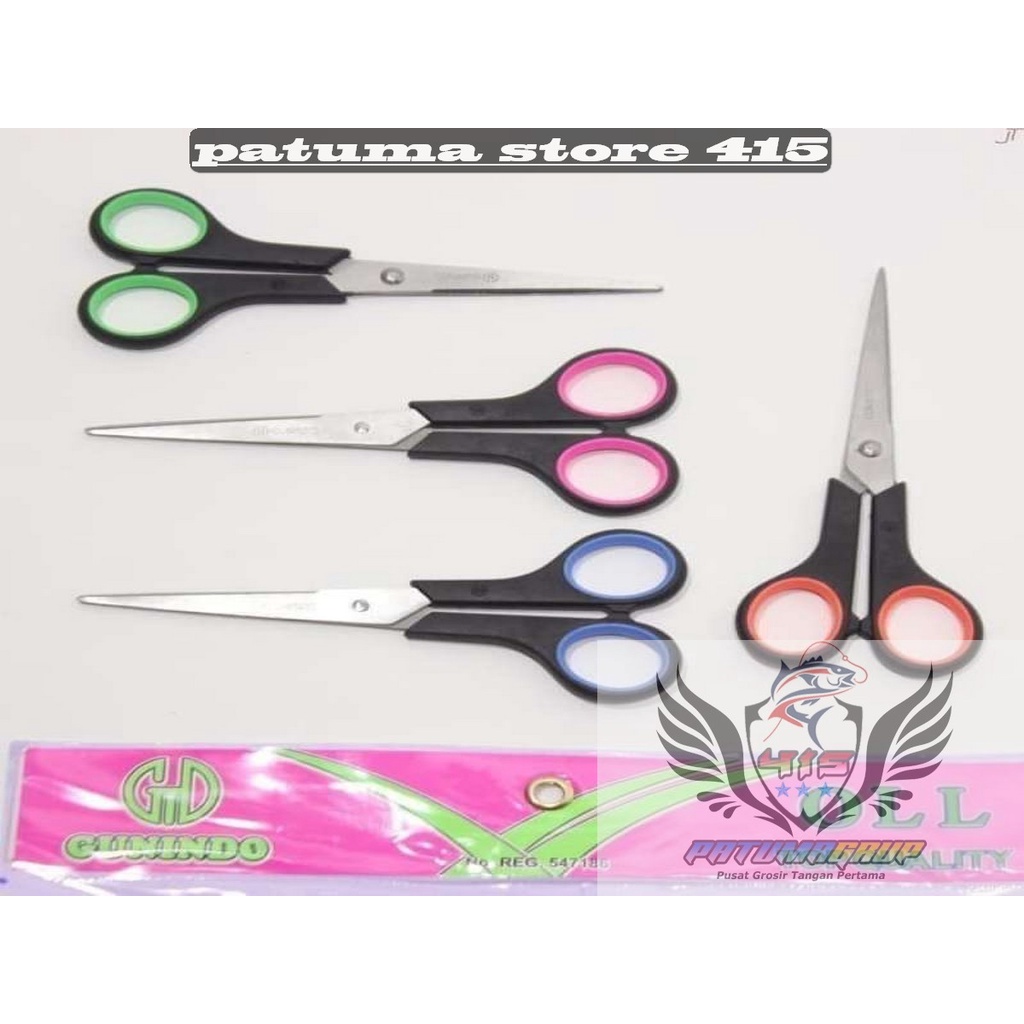

Gunting Gunindo OLL Stainlees Steel Per 1 Pcs Original Pemotong Serbaguna