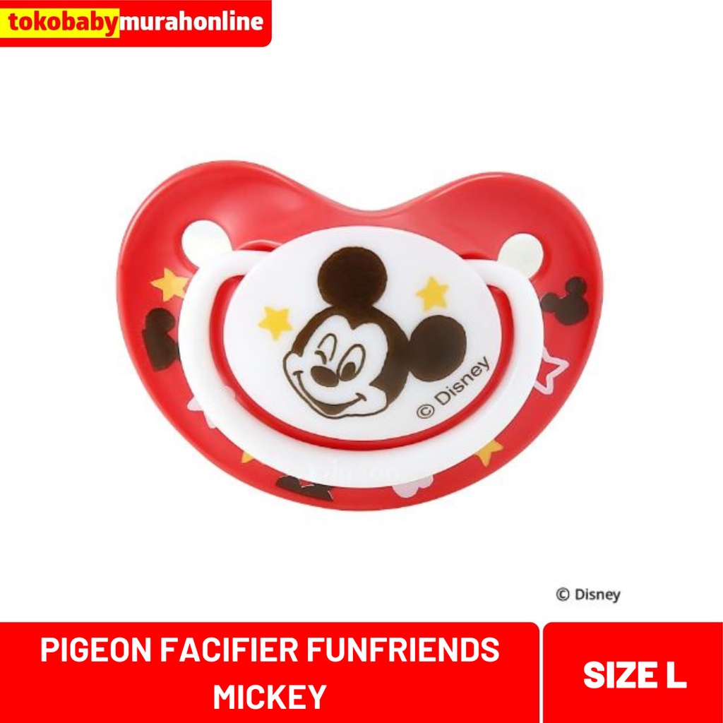 PIGEON PACIFIER FUNFRIENDS MICKEY SIZE L 050257 / EMPENG BAYI