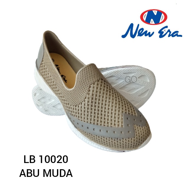 BB NEW ERA LB 10020 Sepatu Slip On Wanita Karet Terbaru Original Murah