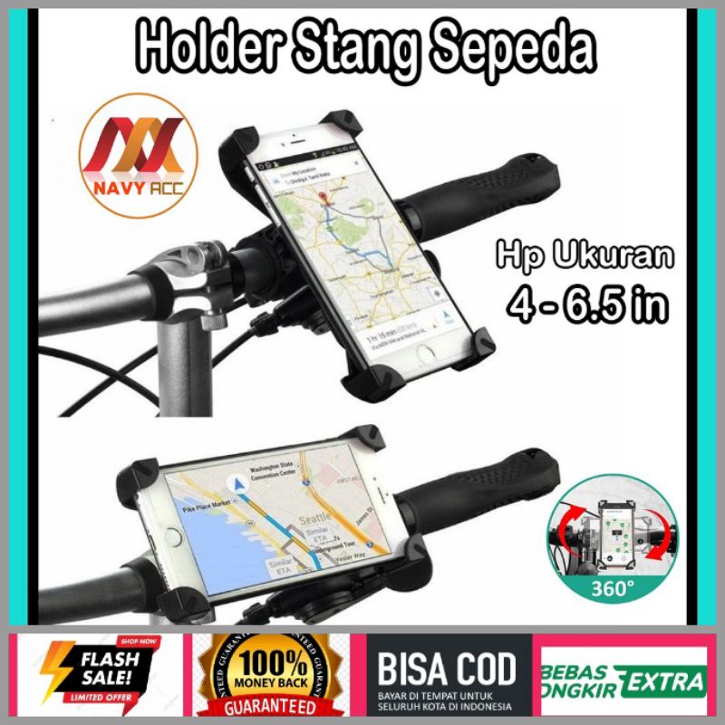 Holder hp Sepeda Dudukan Stang