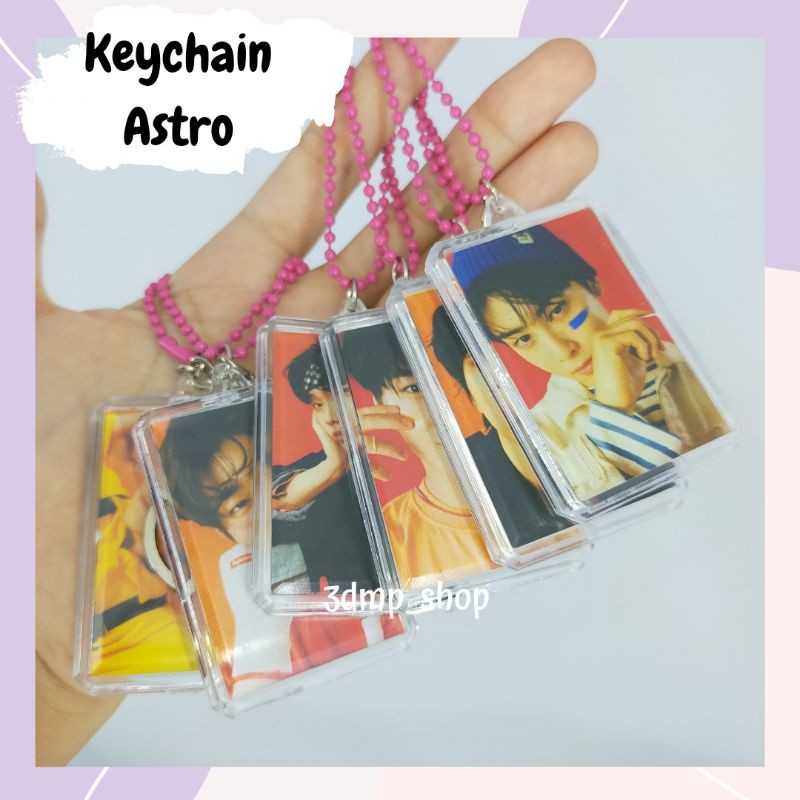 Gantungan kunci Ganci Keychain Astro Mj Jinjin Rocky Sanha Moon Bin Eunwoo