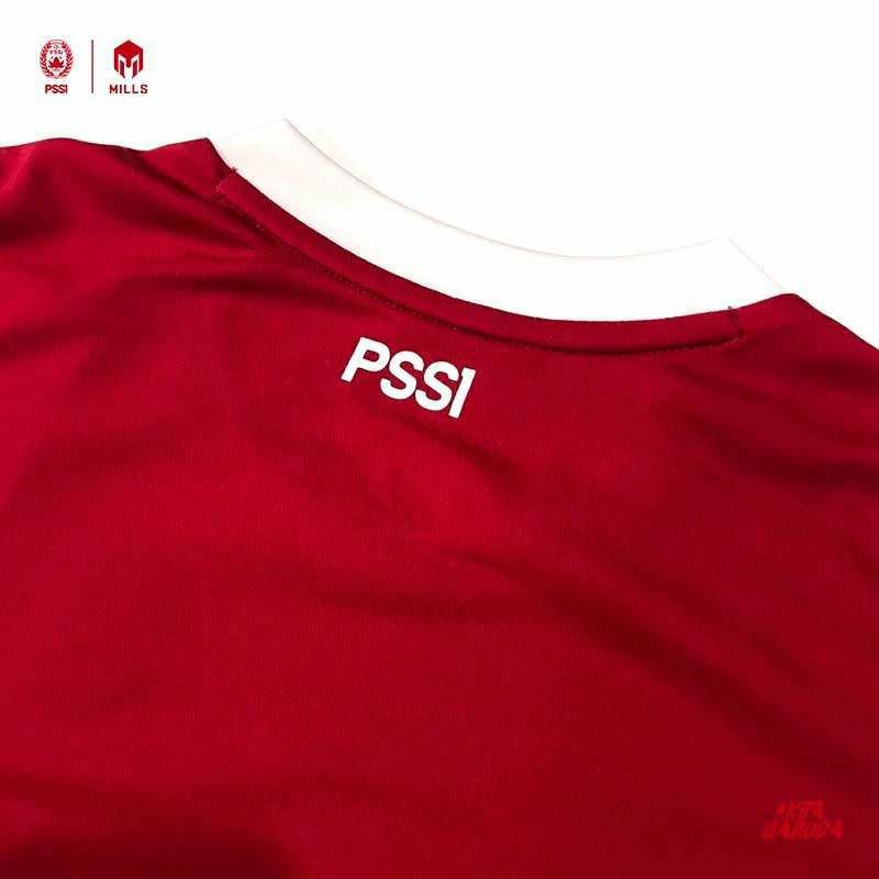 MILLS Timnas Indonesia Jersey Home Boys Player  / 2020 Red ( L )