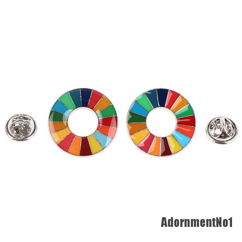 (Adornmentno1) 17 Warna / Pin Bros Motif Goals / United Nations Untuk Pria / Wanita