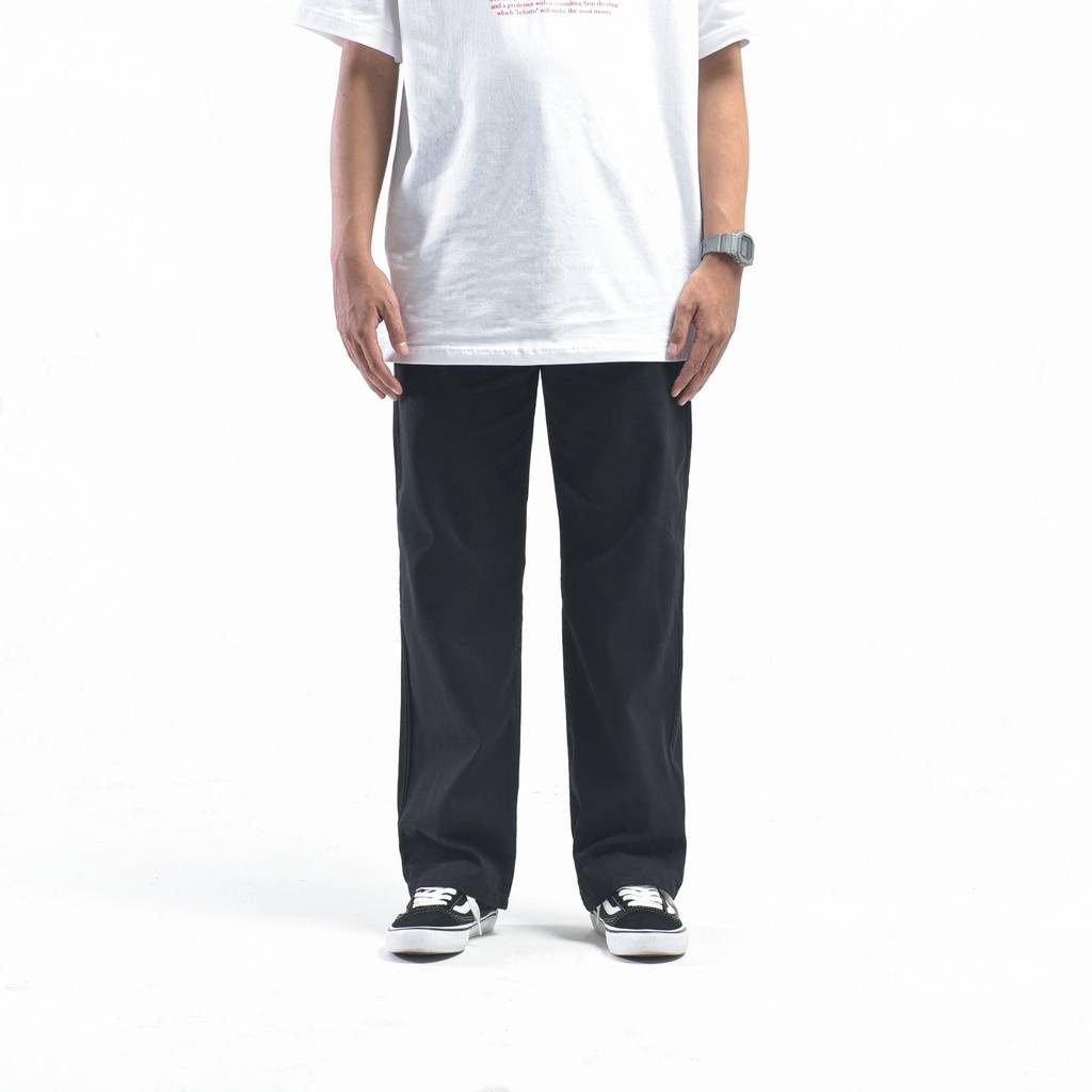 Wisdom Project - Cealana Chino Pants Straight Reguler Fit Non Stretch American twill - Chino Walker - Chino Casual Work Pants