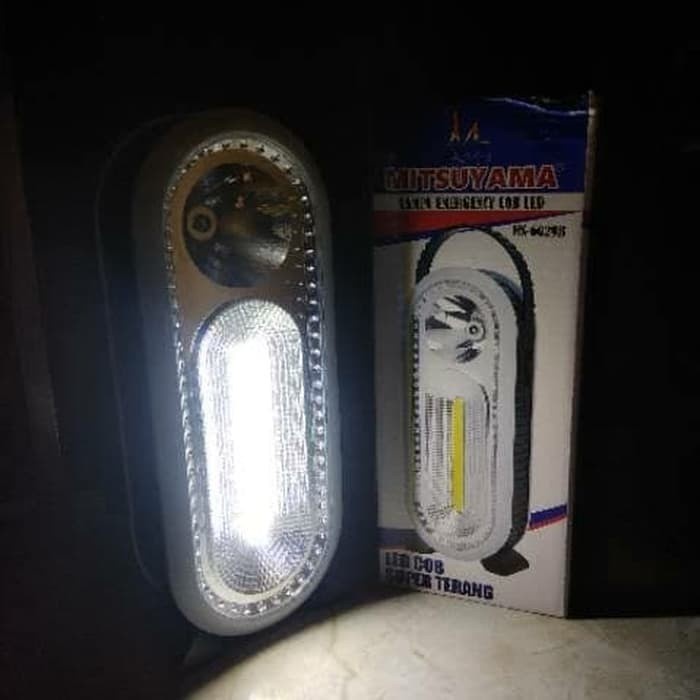 Lampu Emergency Mitsuyama MS-6029B 1+21 Smd Cahaya Terang Batrai Awet