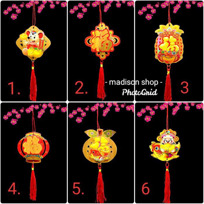 

Angpao Gantung isi 2 Hiasan Imlek Tikus 2020 Meihwa Kado Parcel Sincia