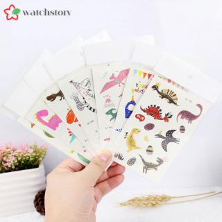  Stiker  Tato  Motif Kartun Dinosaurus Anti Air Untuk Anak  