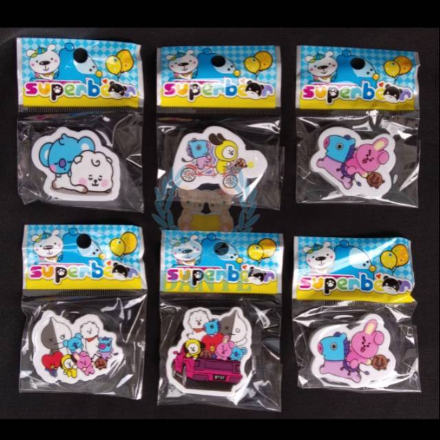

Penghapus Pensil Motif BT21250 - Satuan